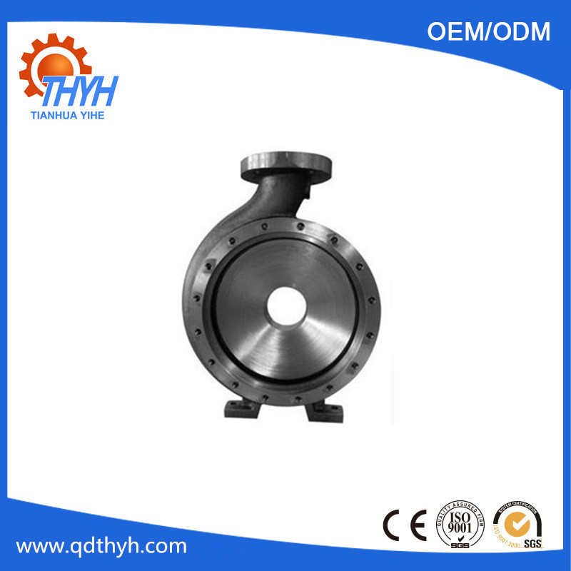 Customized Sand Casting Ductile Iron Pump Housing With CNC Machining